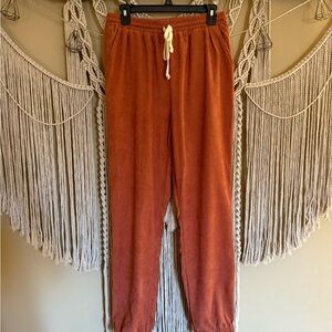 Wishlist Terracotta Drawstring Trousers